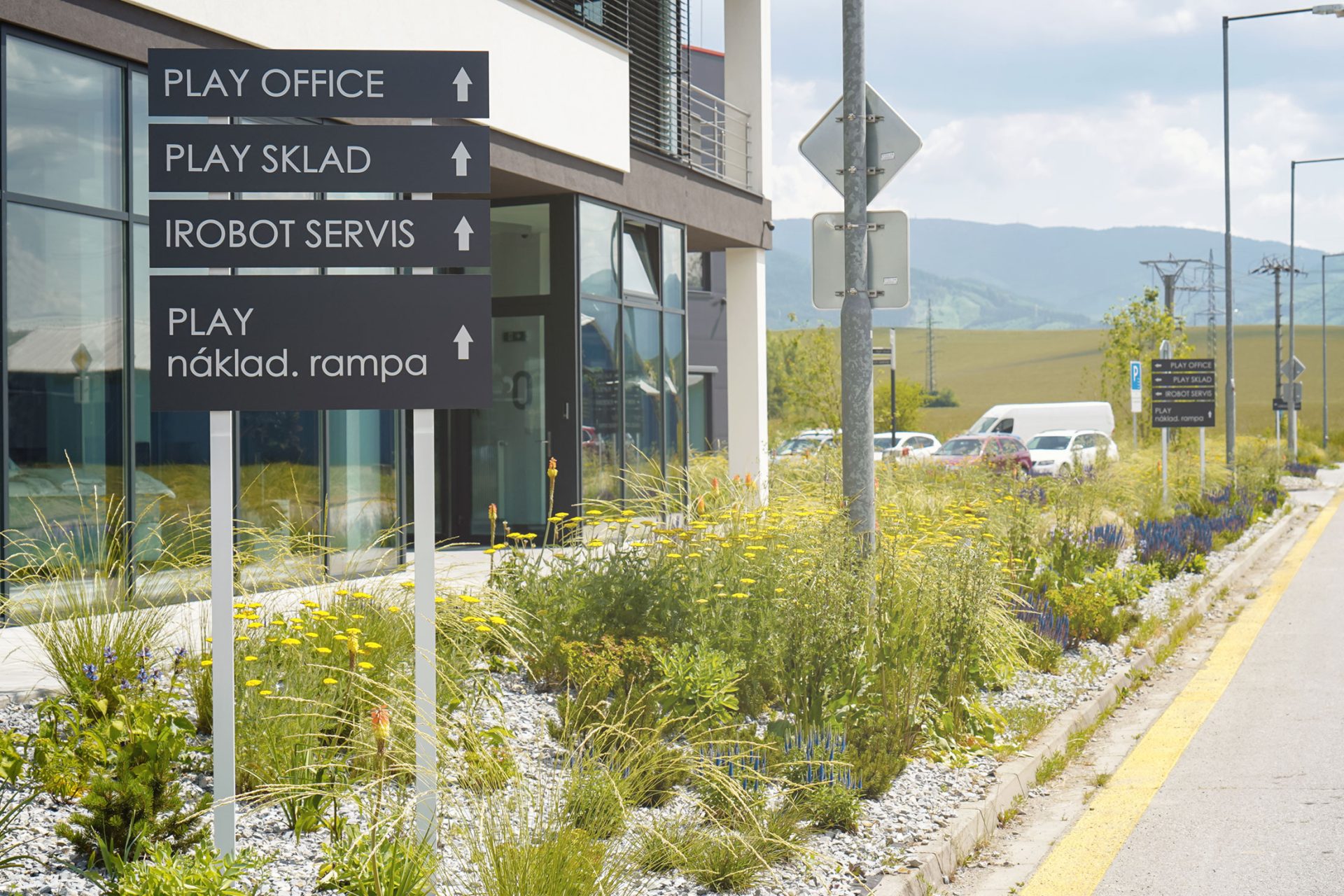 orientačné označenia budov