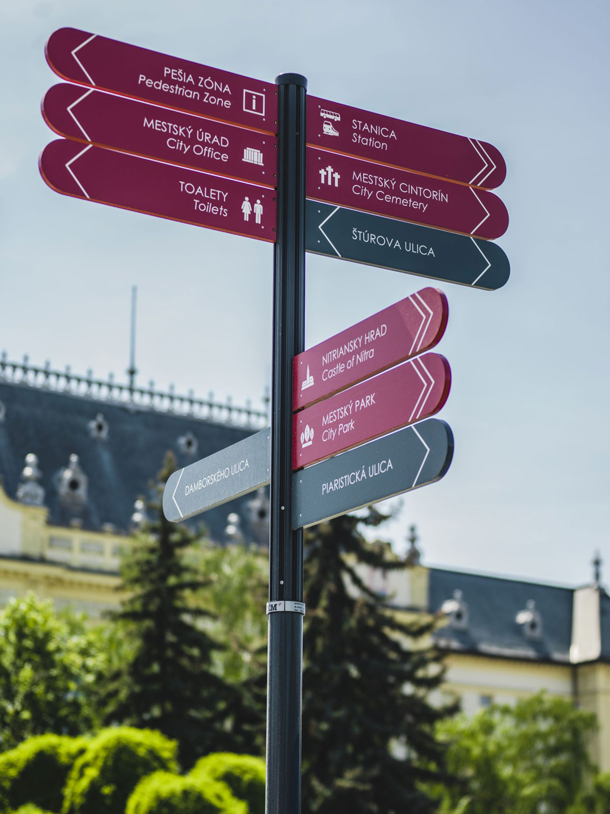 informačné značenie ulíc