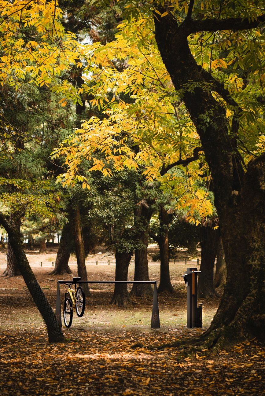 obojstranný stojan na bicykle