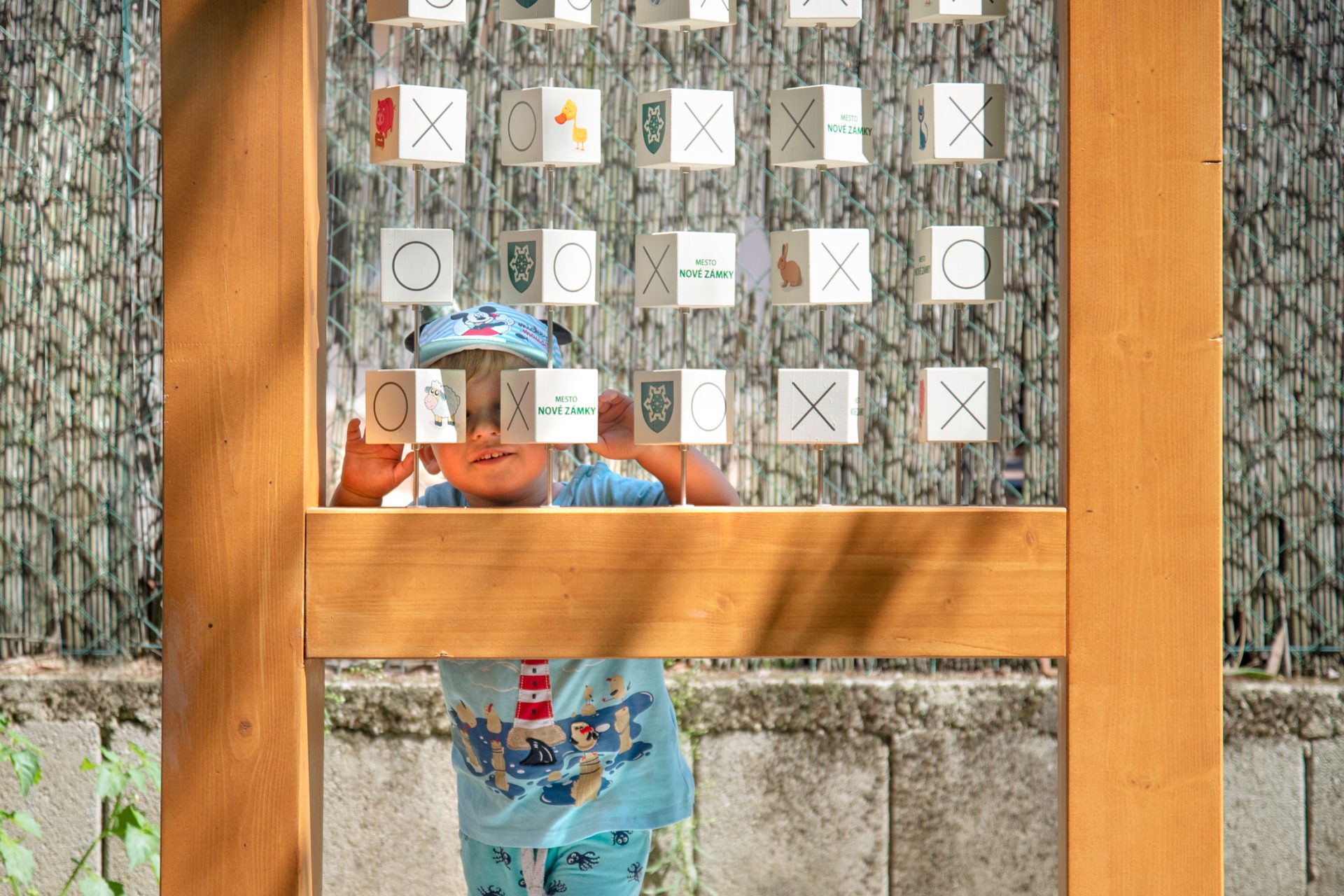 exteriérová edukačná hra Pexeso