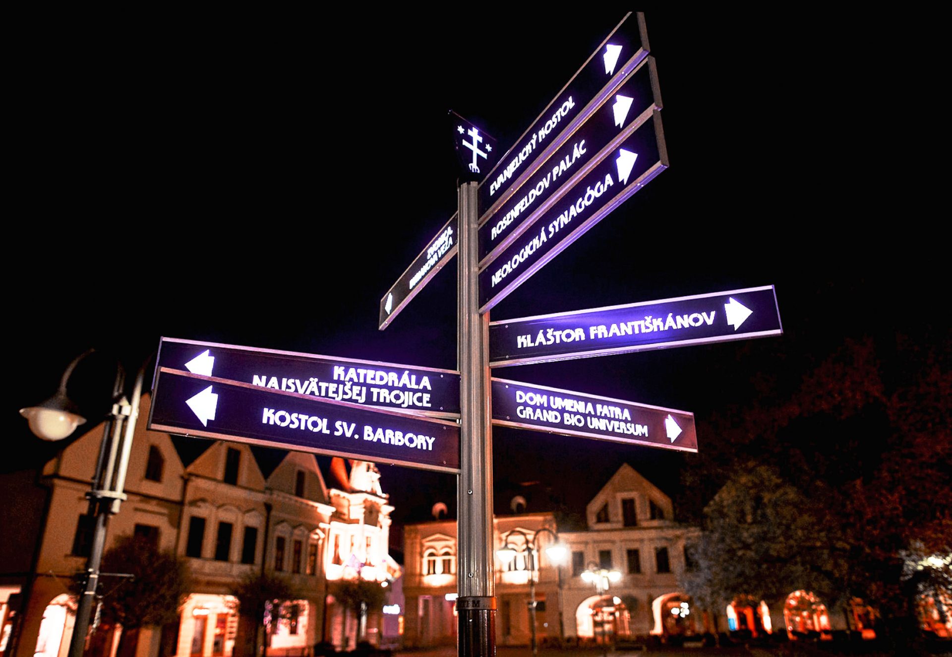 smerové tabule s led osvetlením