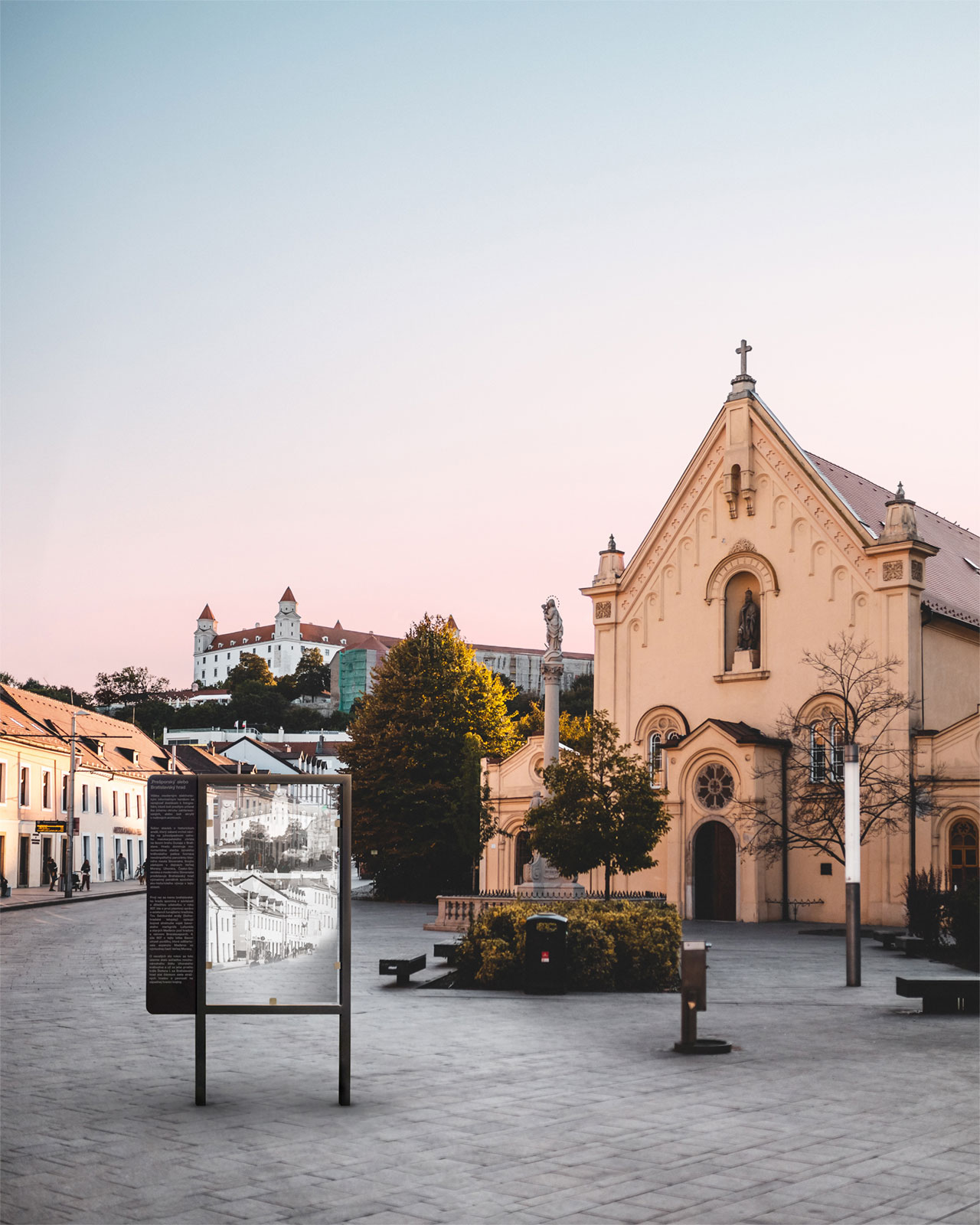 Informačný panel v meste