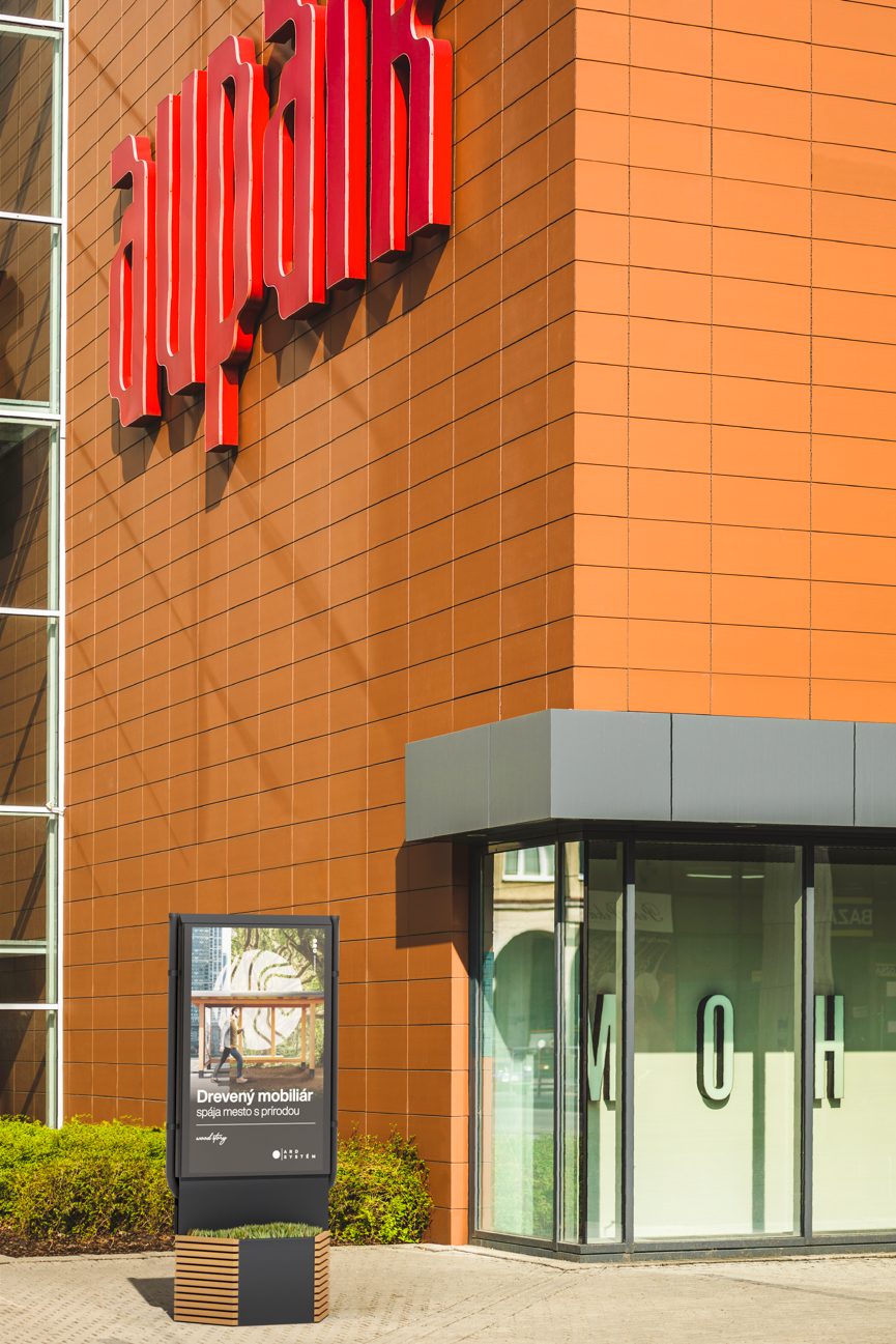 City poster kvetináč