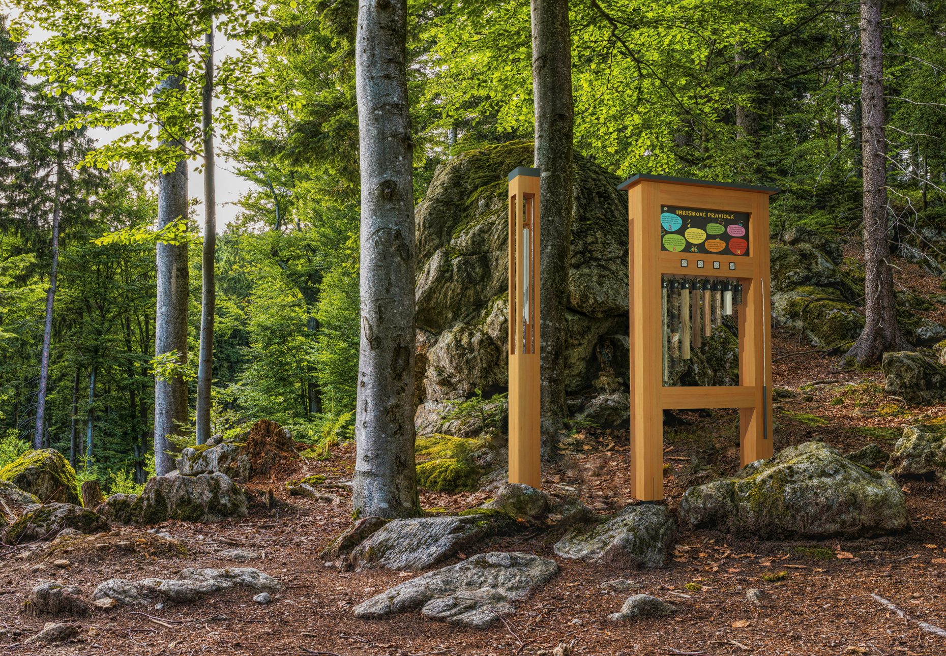 Dendrofón - zvonkohra