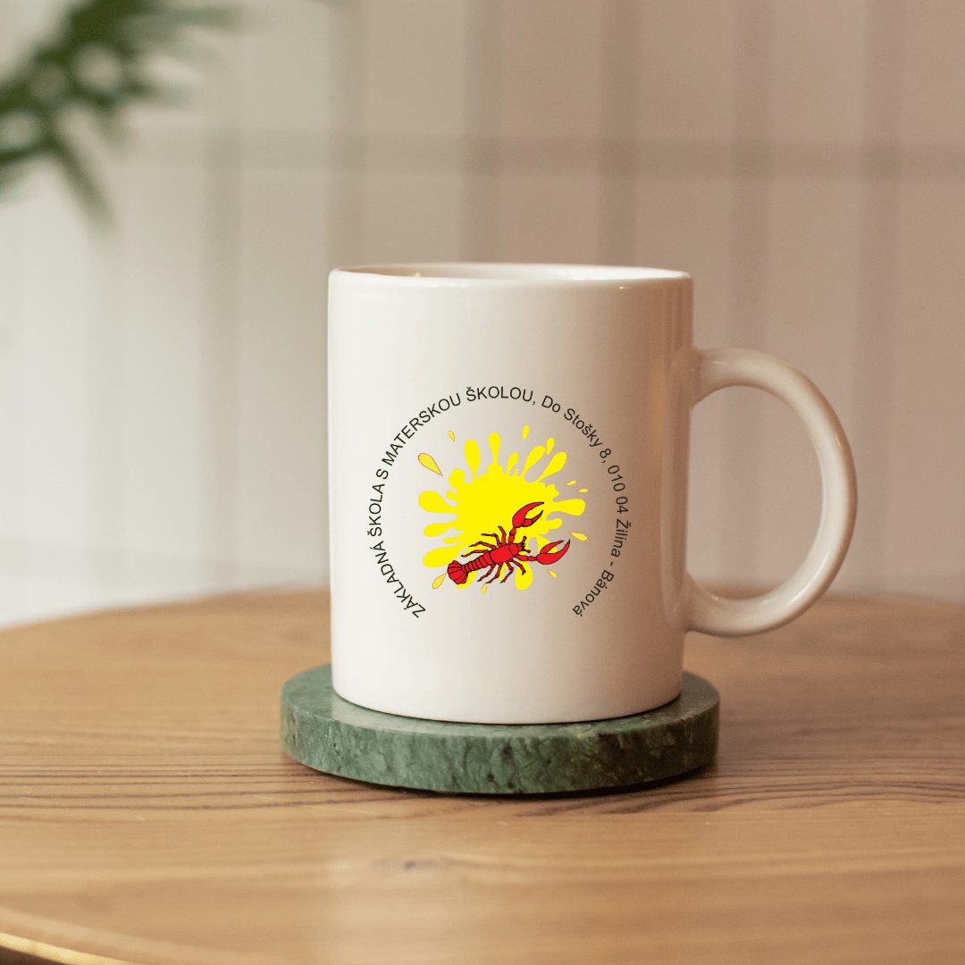hrnček s logom školy