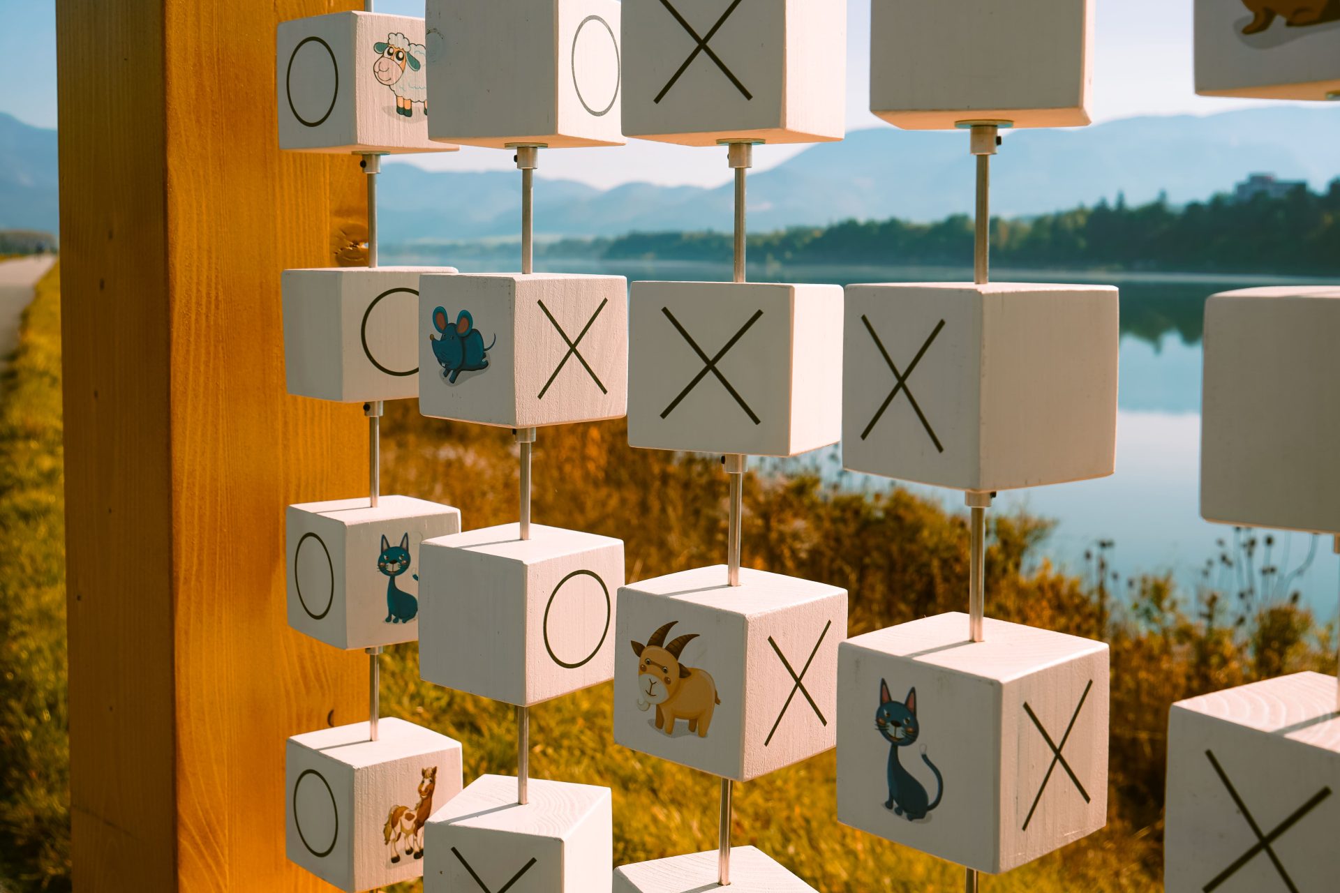 Informacna tabula Pexeso - vodne dielo Zilina