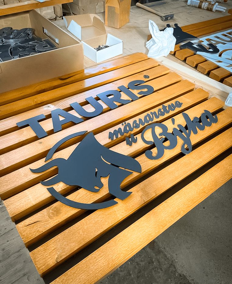 Reklamná tabuľa - výroba