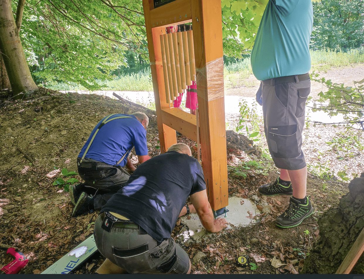 Osadenie dendrofónu