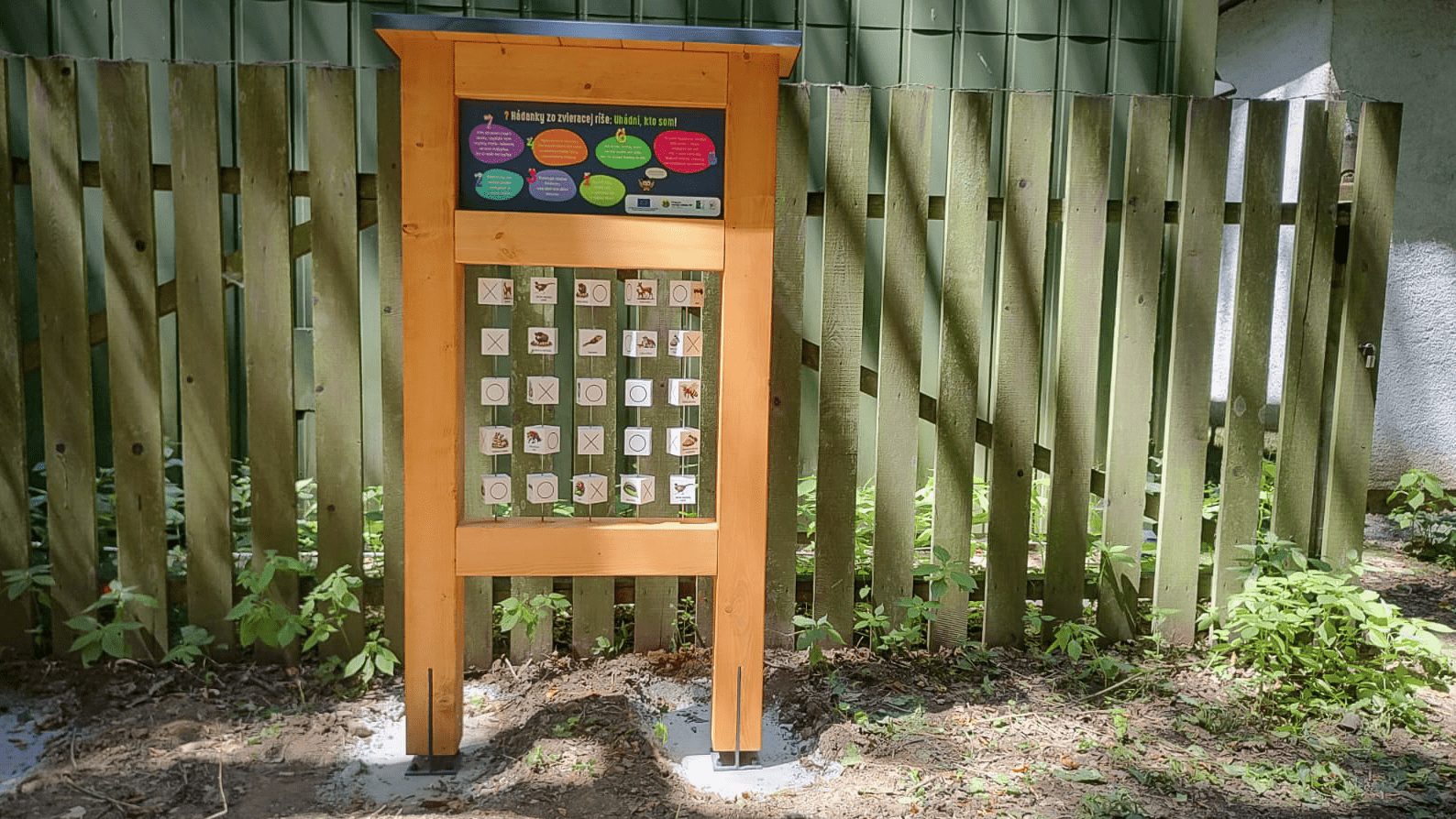 Pexeso - náučná informačná tabuľa