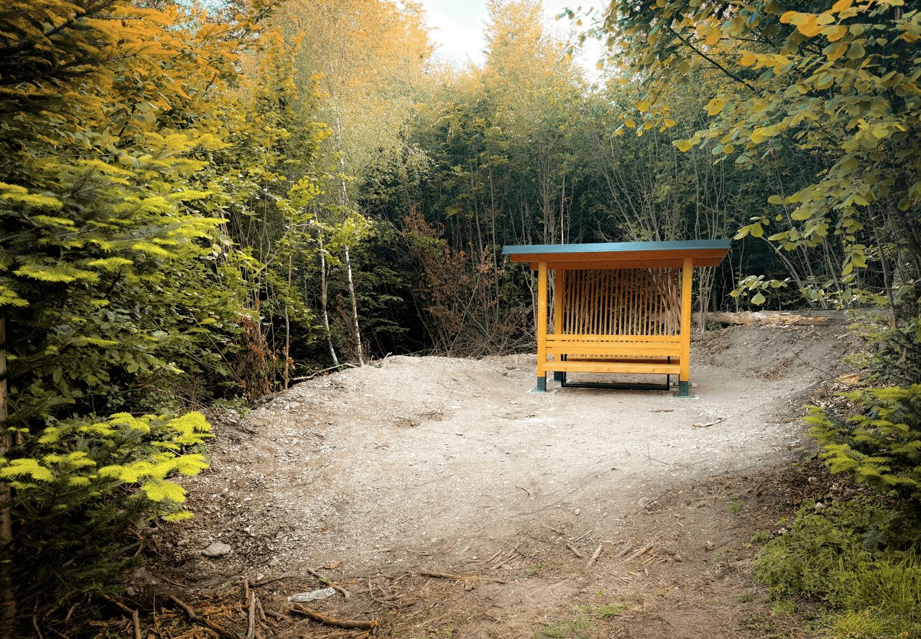 Cyklistický prístrešok v Jelšave